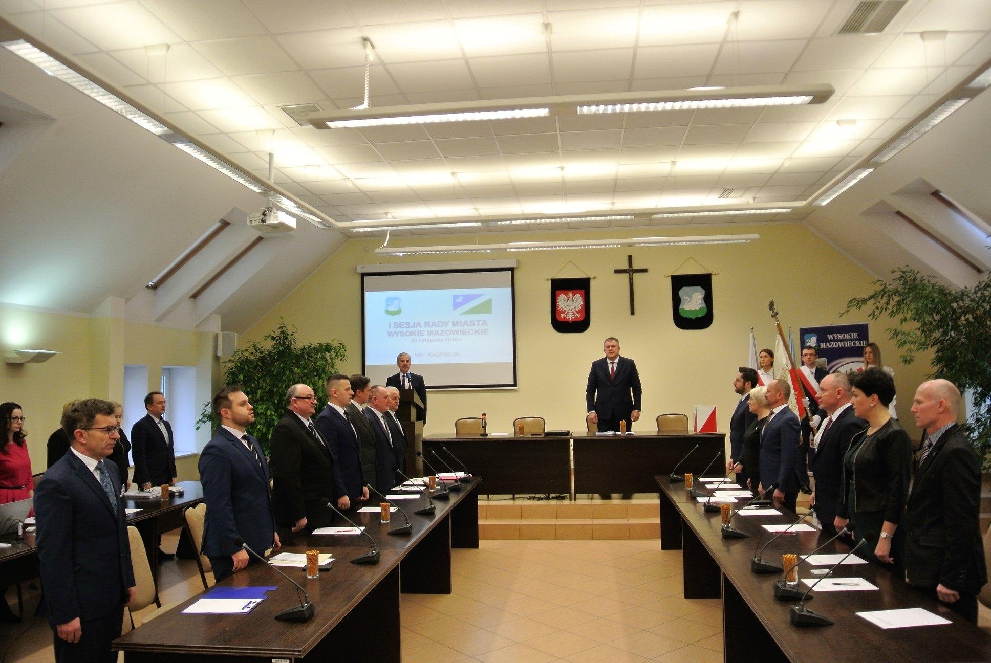I Sesja Rady Miasta Wysokie Mazowieckie VIII kadencji