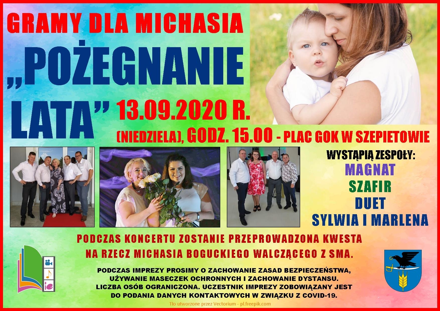 Szepietowo: Pożegnanie lata w Szepietowie. Gramy dla Michasia
