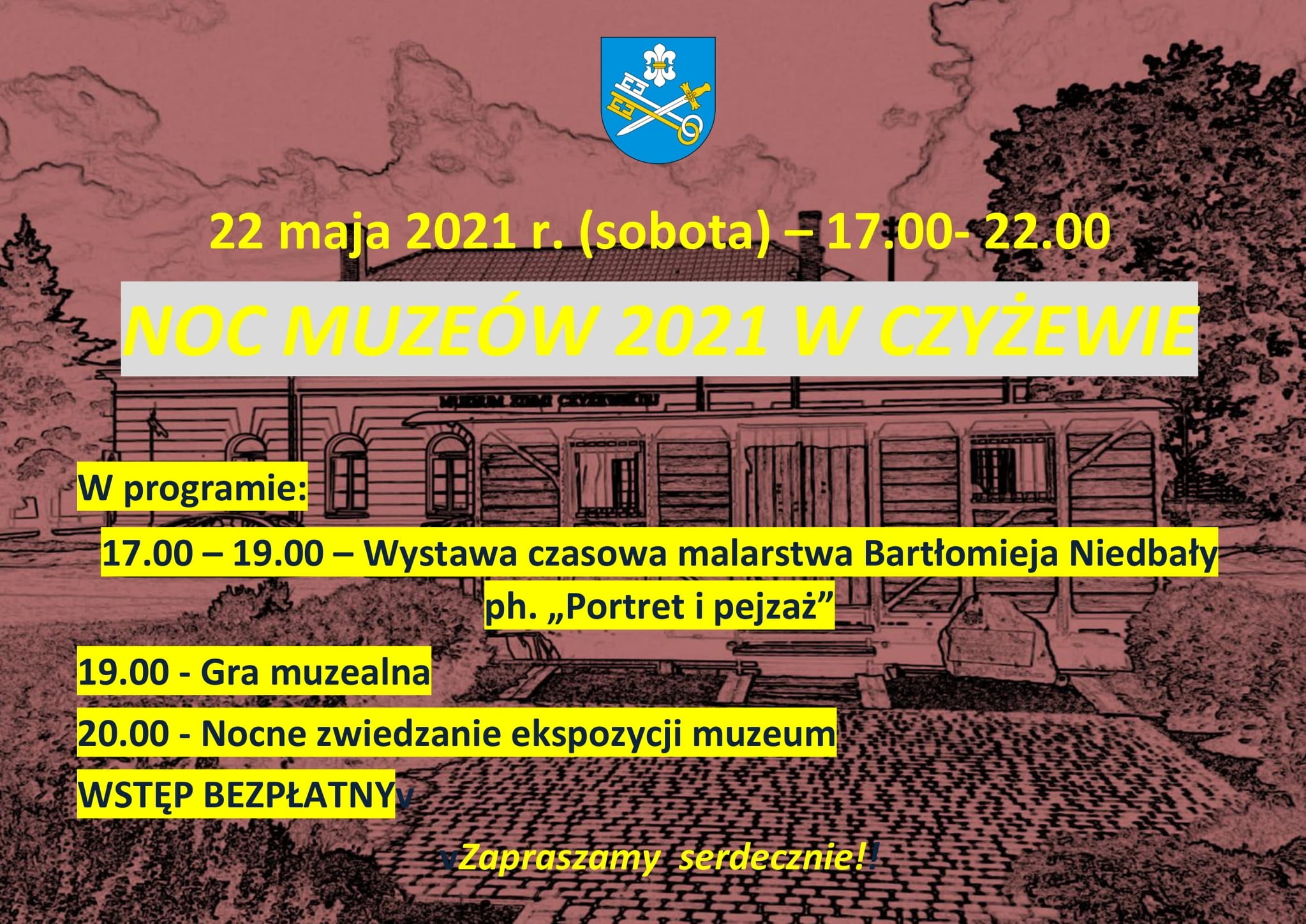 Czyżew: Noc Muzeów 2021 w Czyżewie już w najbliższą sobotę
