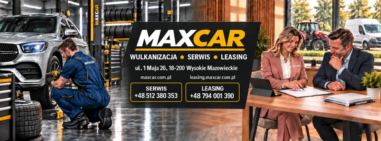 MaxCar - wulkanizacja, serwis i leasing samochodowy